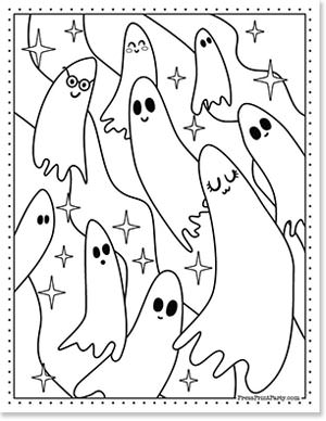 Halloween coloring pages free printable book kids will love