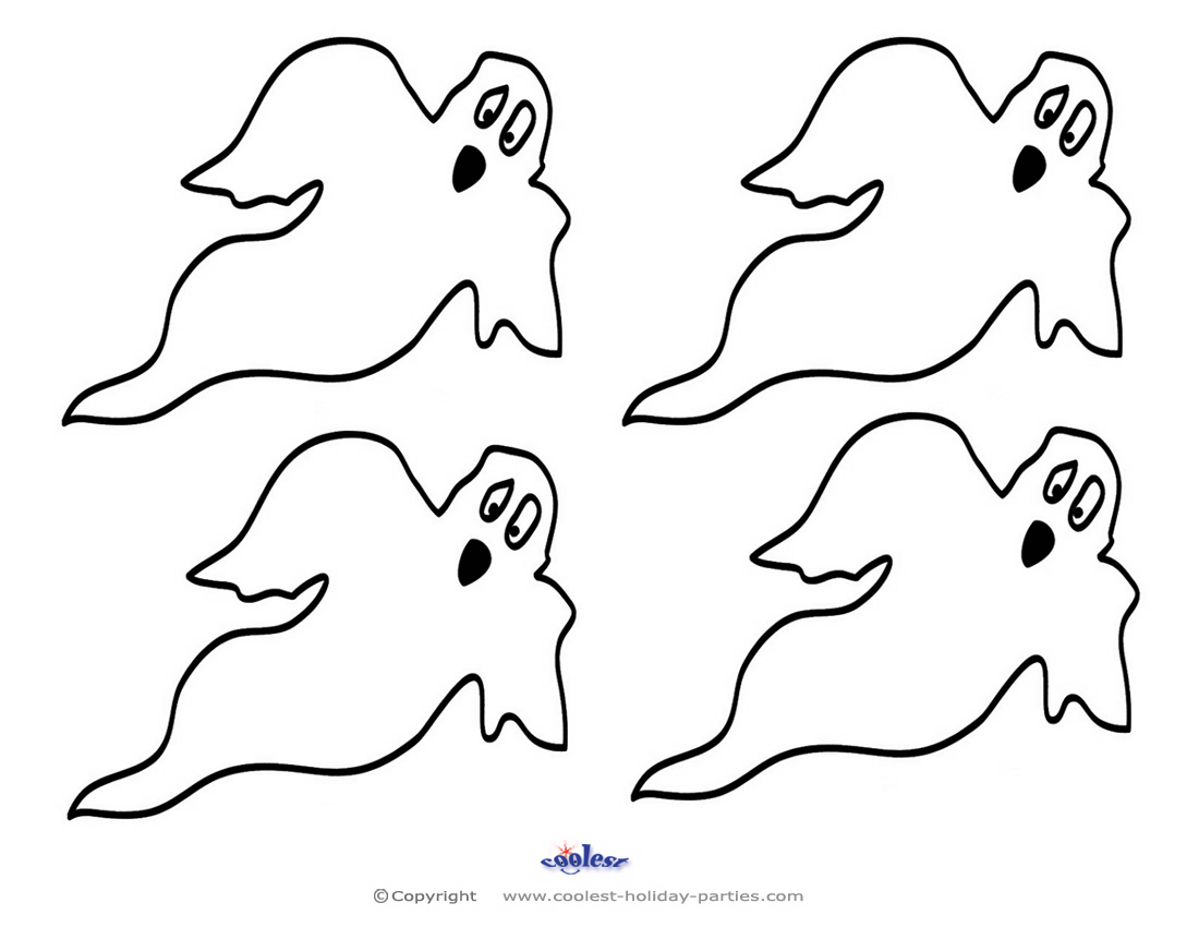 Small printable ghost