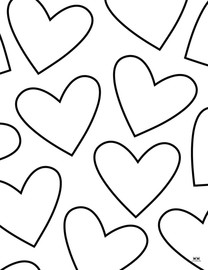 Valentines day coloring pages