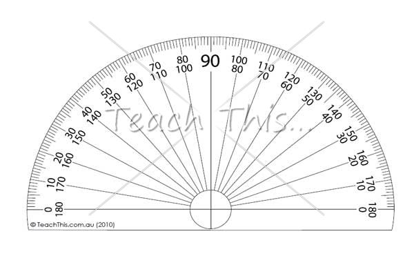 Large protractor