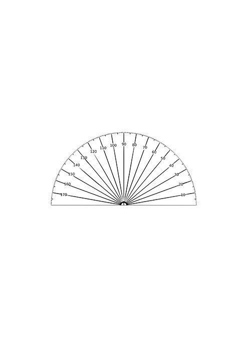 Protractor printable template free printable papercraft templates