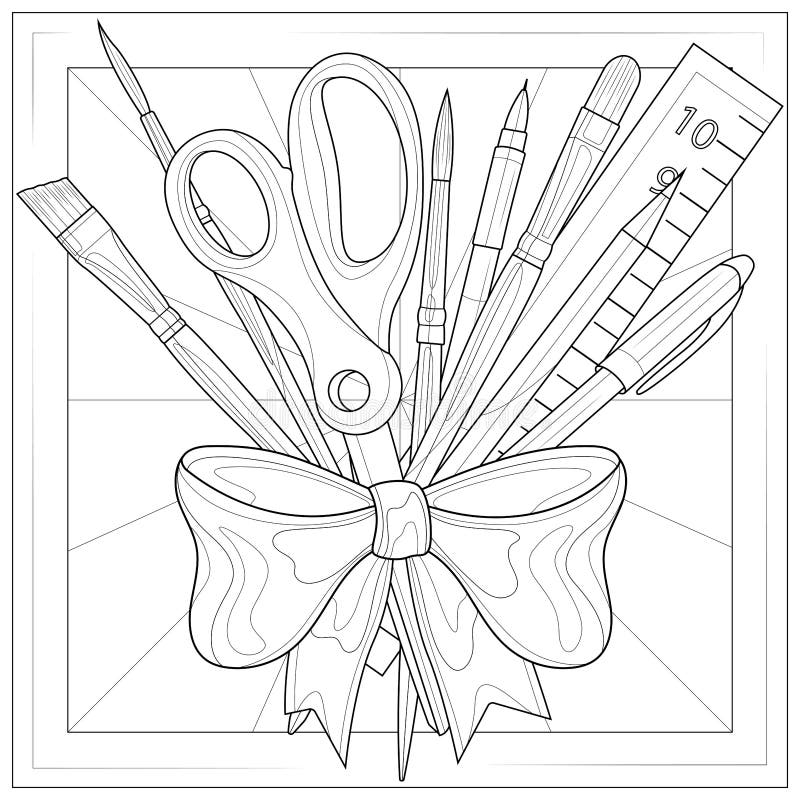 Ruler coloring page stock illustrations â ruler coloring page stock illustrations vectors clipart