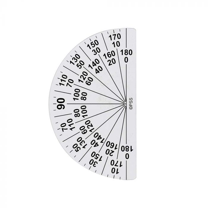 Large print protractor
