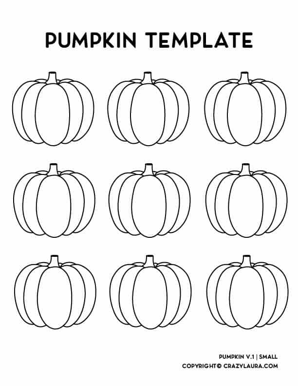 Free pumpkin template stencil printable sheets