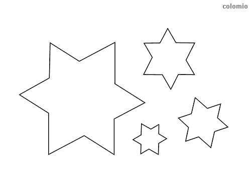 Stars coloring pages free printable star coloring sheets