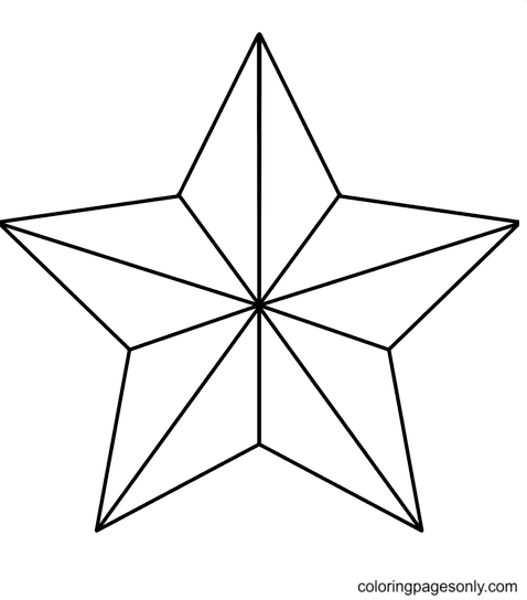 Star coloring pages