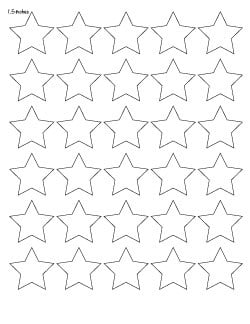 Free printable star templates extra large star pattern