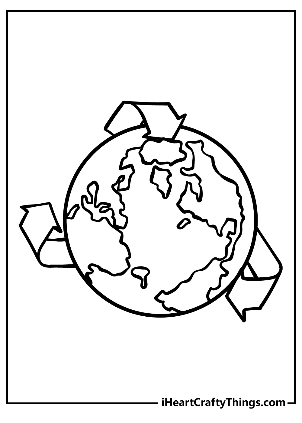 Earth coloring pages free printables