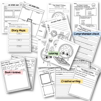 The smart cookie craft and worksheets first day of school activity