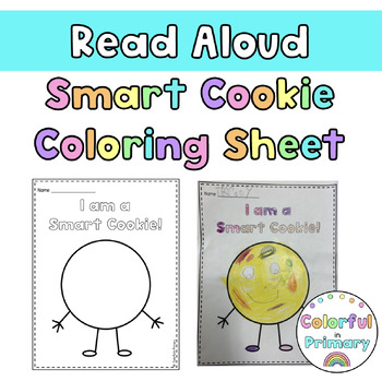 Smart cookie coloring page by colorful in primary tpt