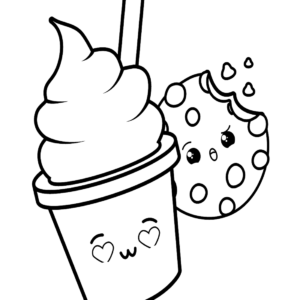 Cookie coloring pages printable for free download