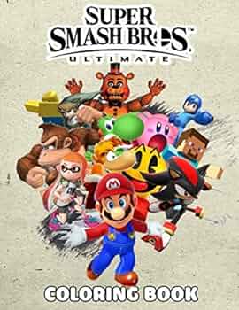 Super smash bros coloring book over coloring pages about super smash bros exclusive artistic illustrations for girls and boy of all ages shirley sipes books