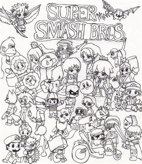 Super smash brothers louring pages