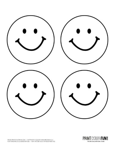 Happy face coloring pages cute color smiley clipart at