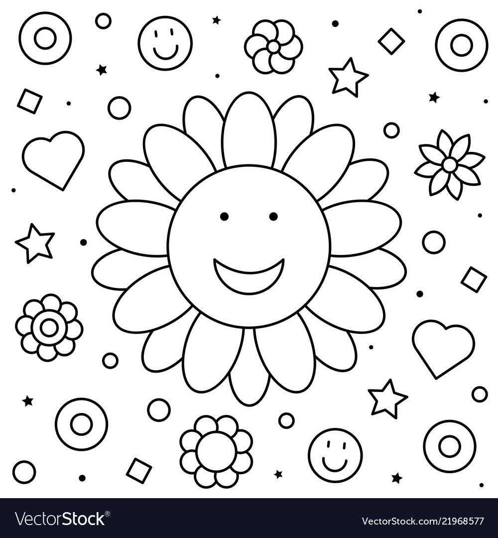 Coloring page black and white royalty free vector image