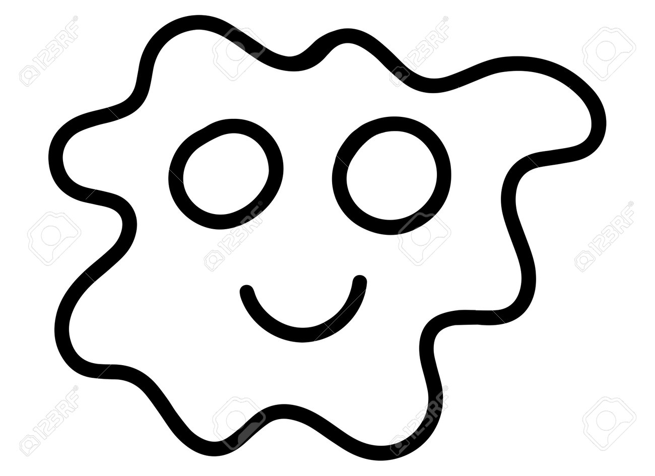 Printable coloring page for kids black and white smiley face isolated illustration stock photo picture and royalty free image image