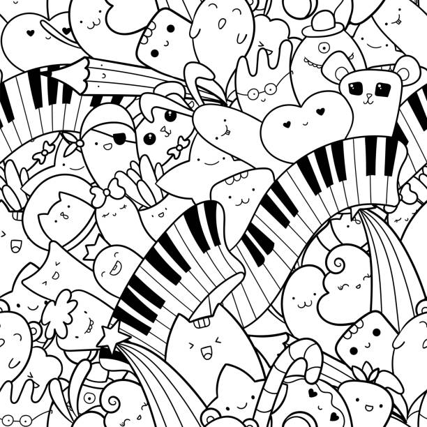 Smiley face coloring page stock illustrations royalty