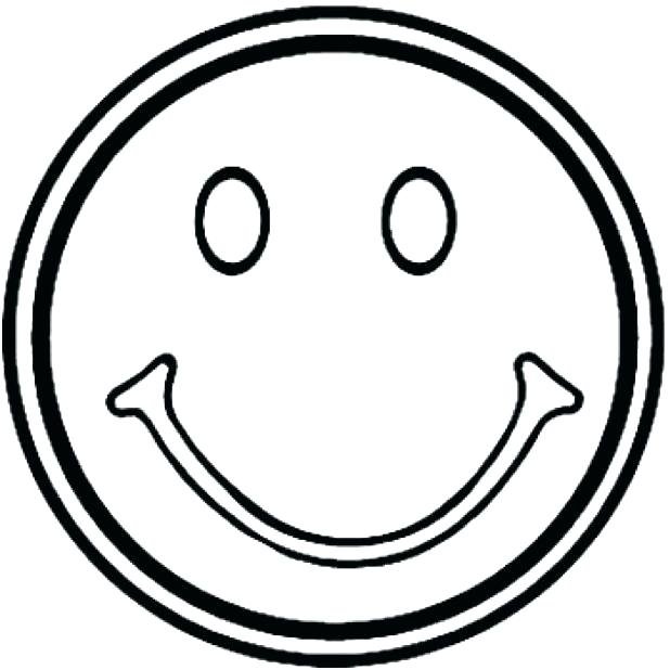 Smiley face coloring pages printable for free download