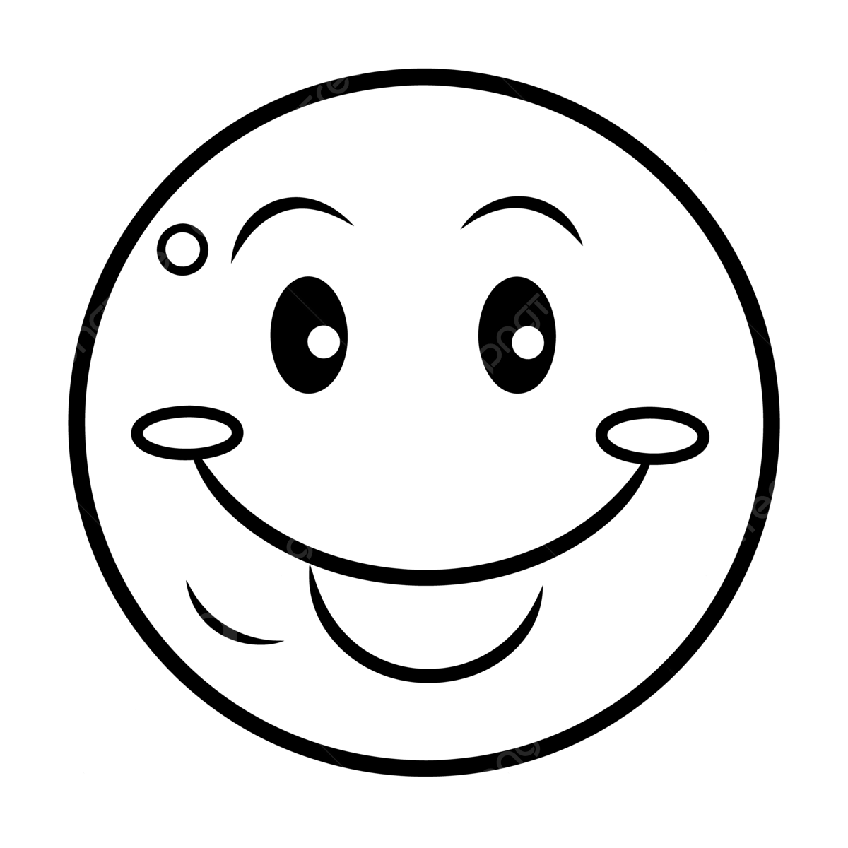 Free smiling face coloring pages outline sketch drawing vector smiley drawing smiley outline smiley sketch png and vector with transparent background for free download