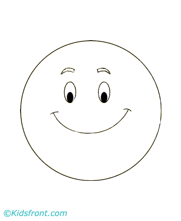 Smiley coloring pages printable