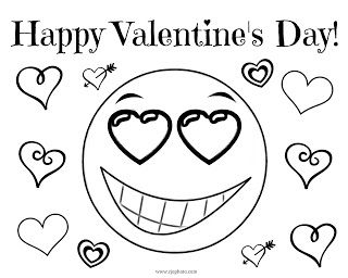 Valentines day coloring page happy valentines day emoji valentine coloring pages valentine coloring valentines day emoji