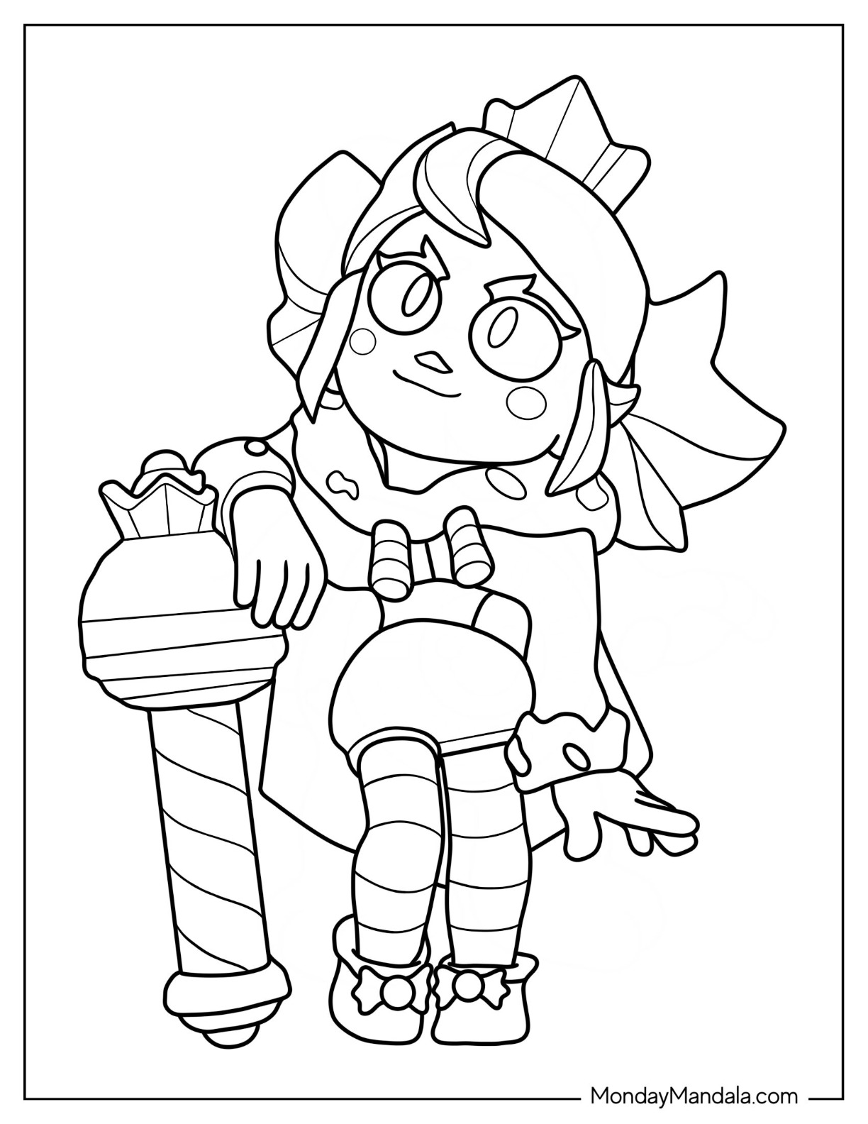 Brawl stars coloring pages free pdf printables