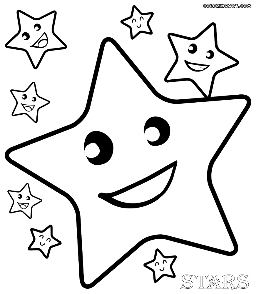 Star coloring pages coloring pages to download and print