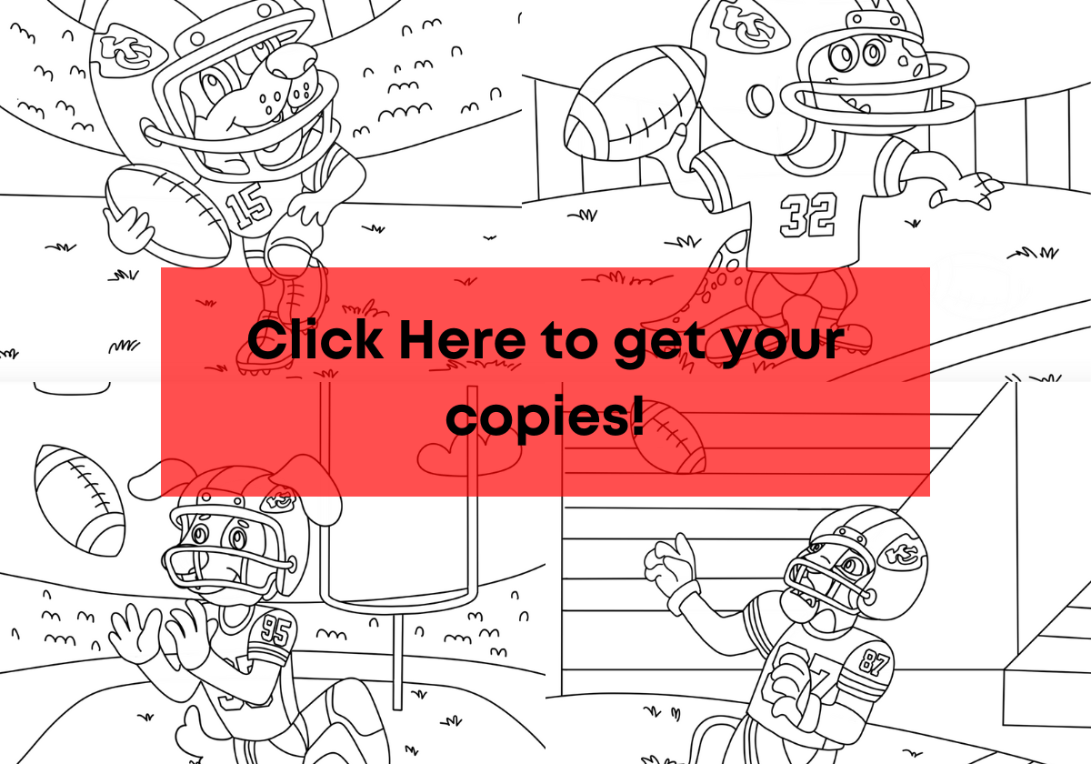 Distract the kids after kickoff ð free chiefs themed coloring pages macaroni kid kansas city