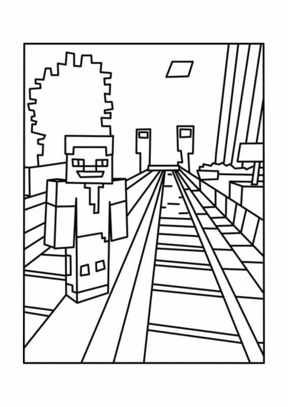 Get this free minecraft coloring pages to print sml