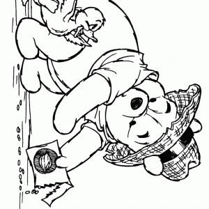 Winnie the pooh coloring pages â birthday printable