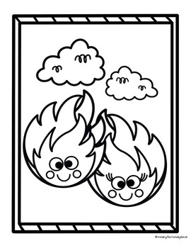 Fire safety coloring pages booklet truck dalmatian hydrant alarm smoke