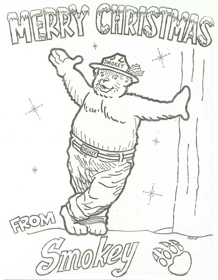 Smokey bear bear coloring pages smokey the bears coloring pages