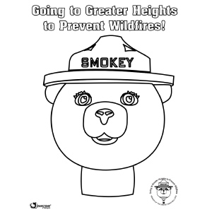 Friends of smokey bear balloon