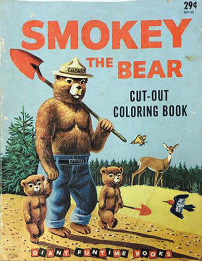 Smokey bear coloring books coloring books at retro reprints