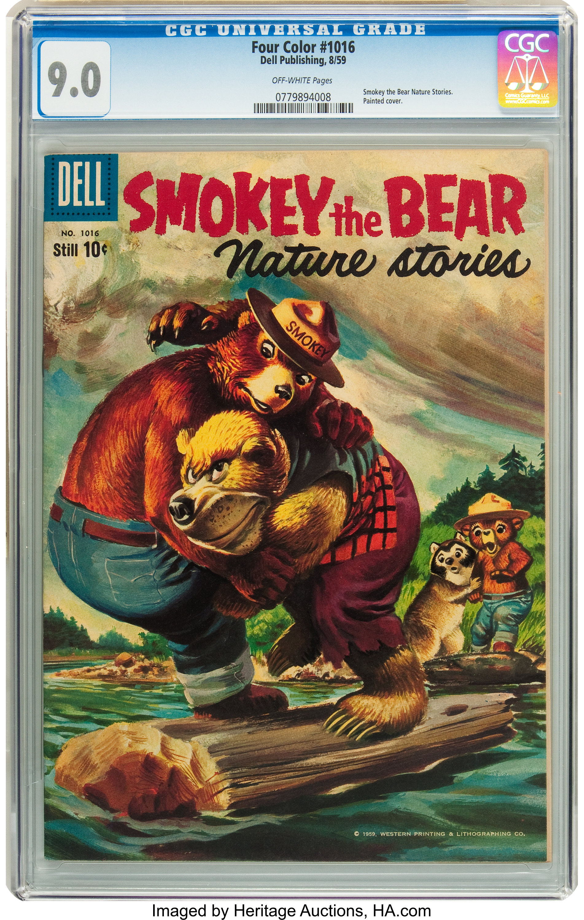 Four color smokey the bear nature stories dell cgc lot heritage auctions