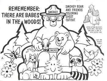 Forest service nw on x this nationalcoloringbookday learn about smokey bears rules while enjoying the fulfilling act of coloring httpstcojokgywr x