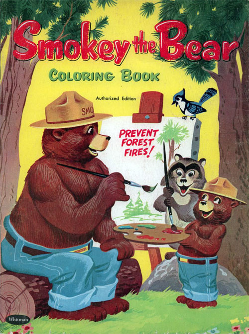 Smokey bear coloring book coloring books at retro reprints