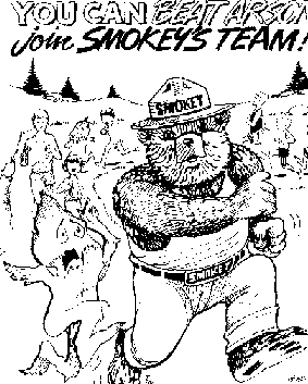 Smokey bear design a coloring page scitech institute