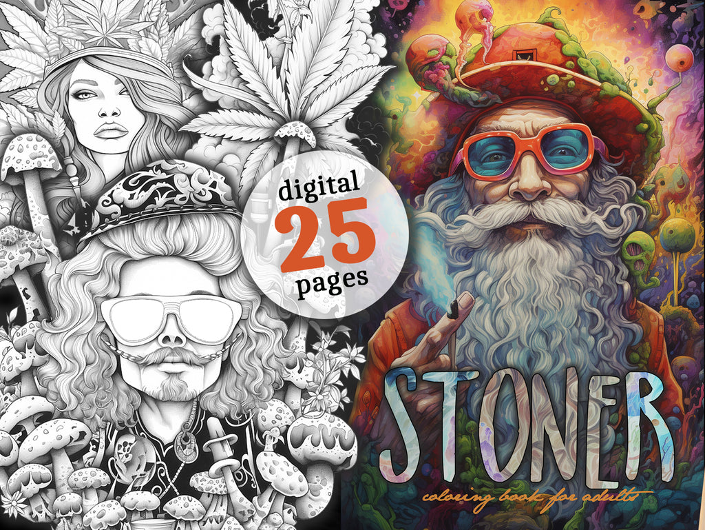 Stoner coloring book digital â monsoon publishing usa