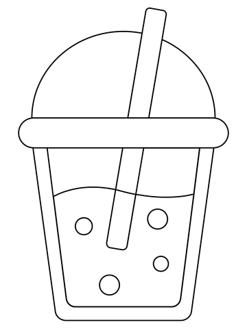 Smoothie coloring page free printable coloring pages