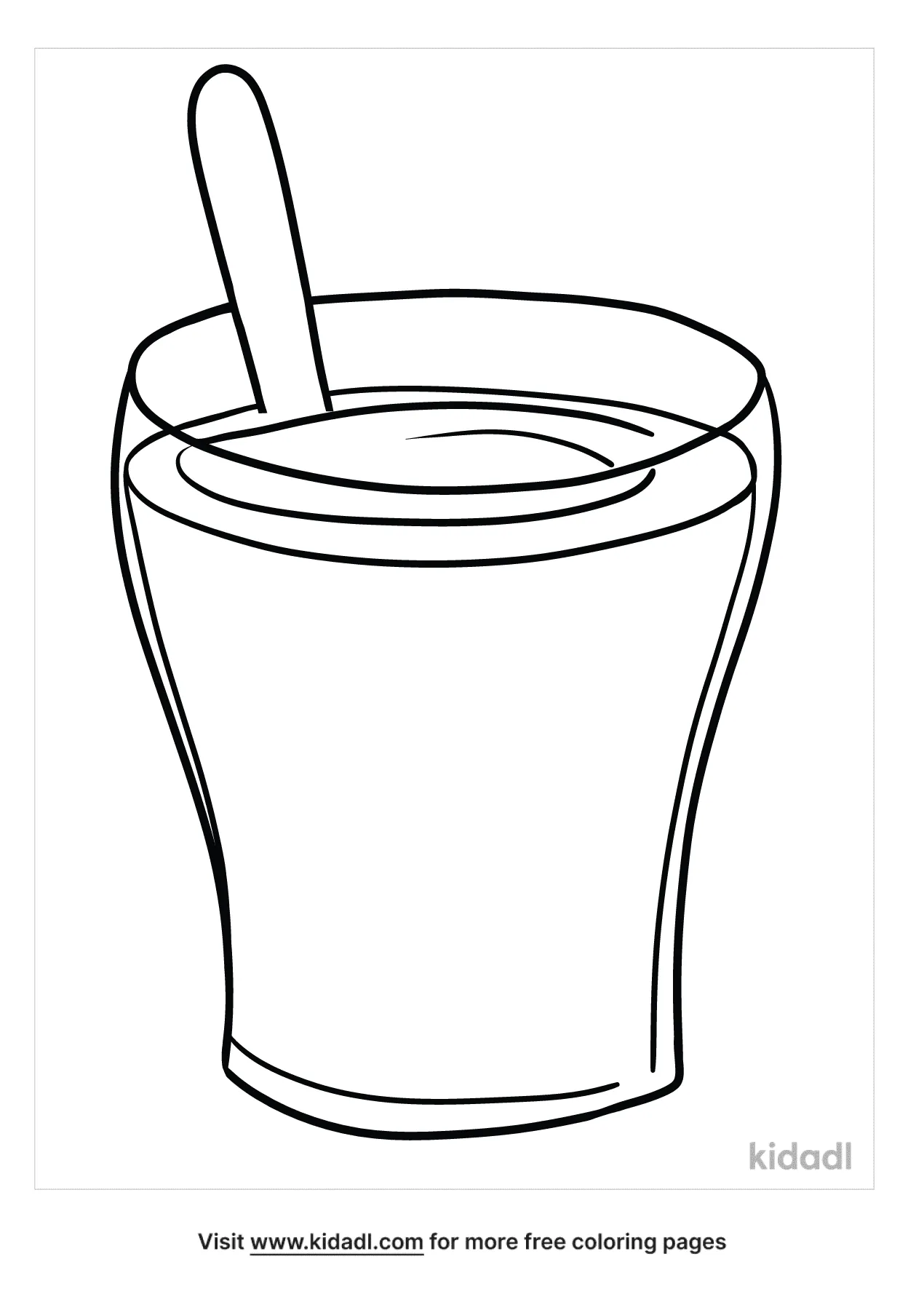 Free smoothie coloring page coloring page printables