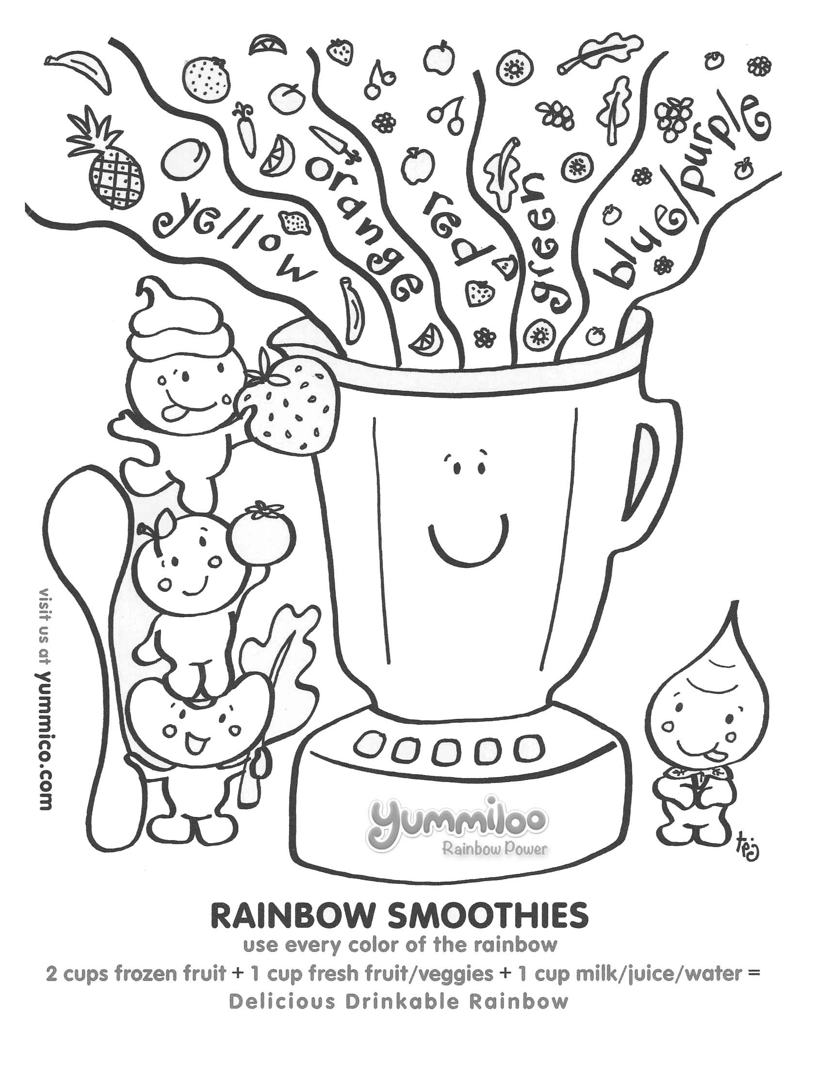 Yummi app yum yum kids food coloring pages cute coloring pages coloring pages