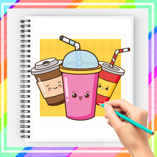 How to draw kawaii drinks