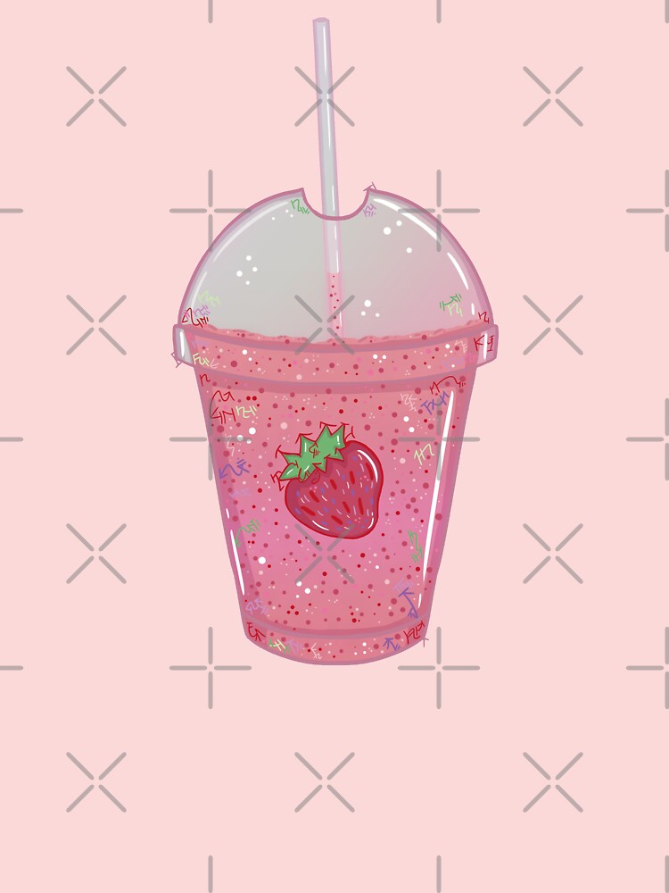 Sweetest strawberry smoothie kids t