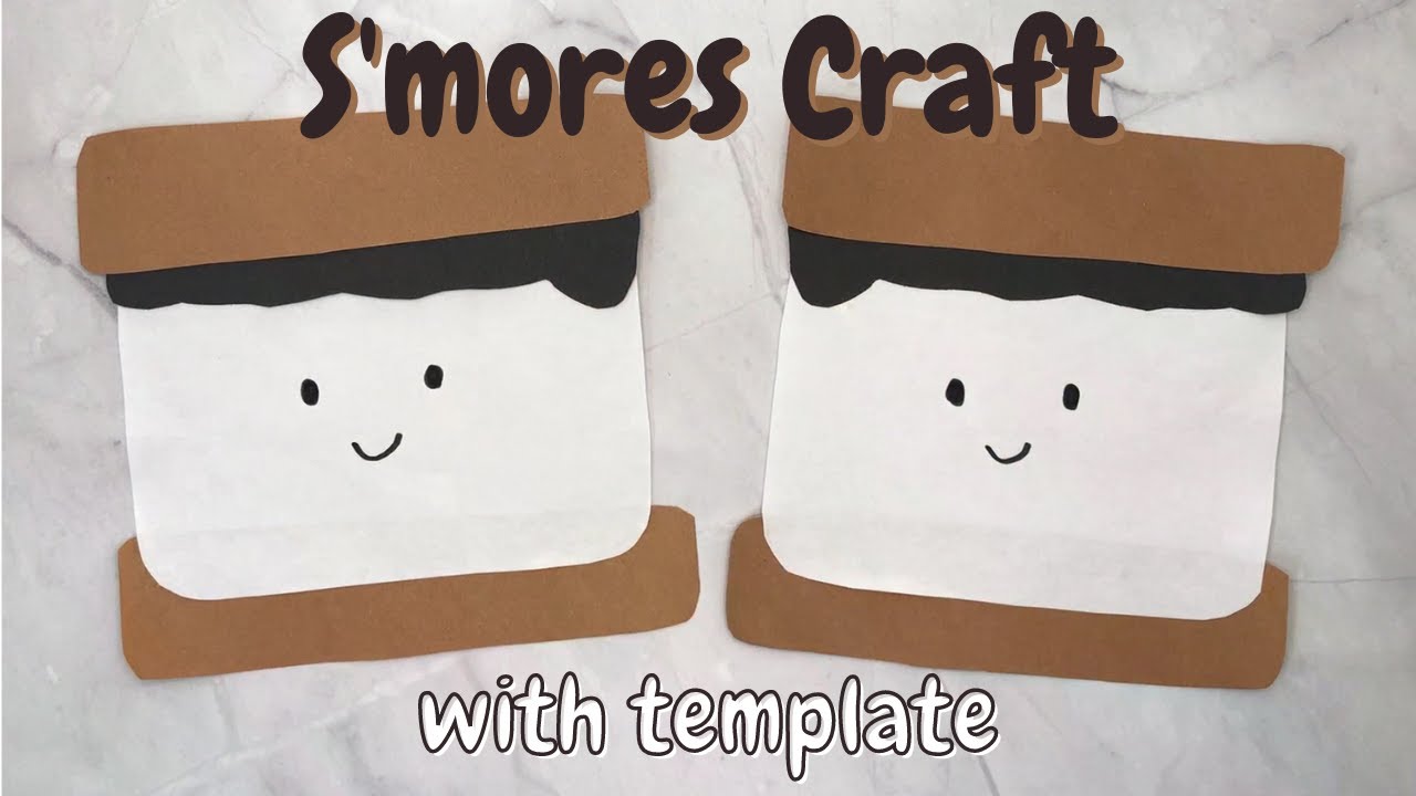 Smores craft free printable