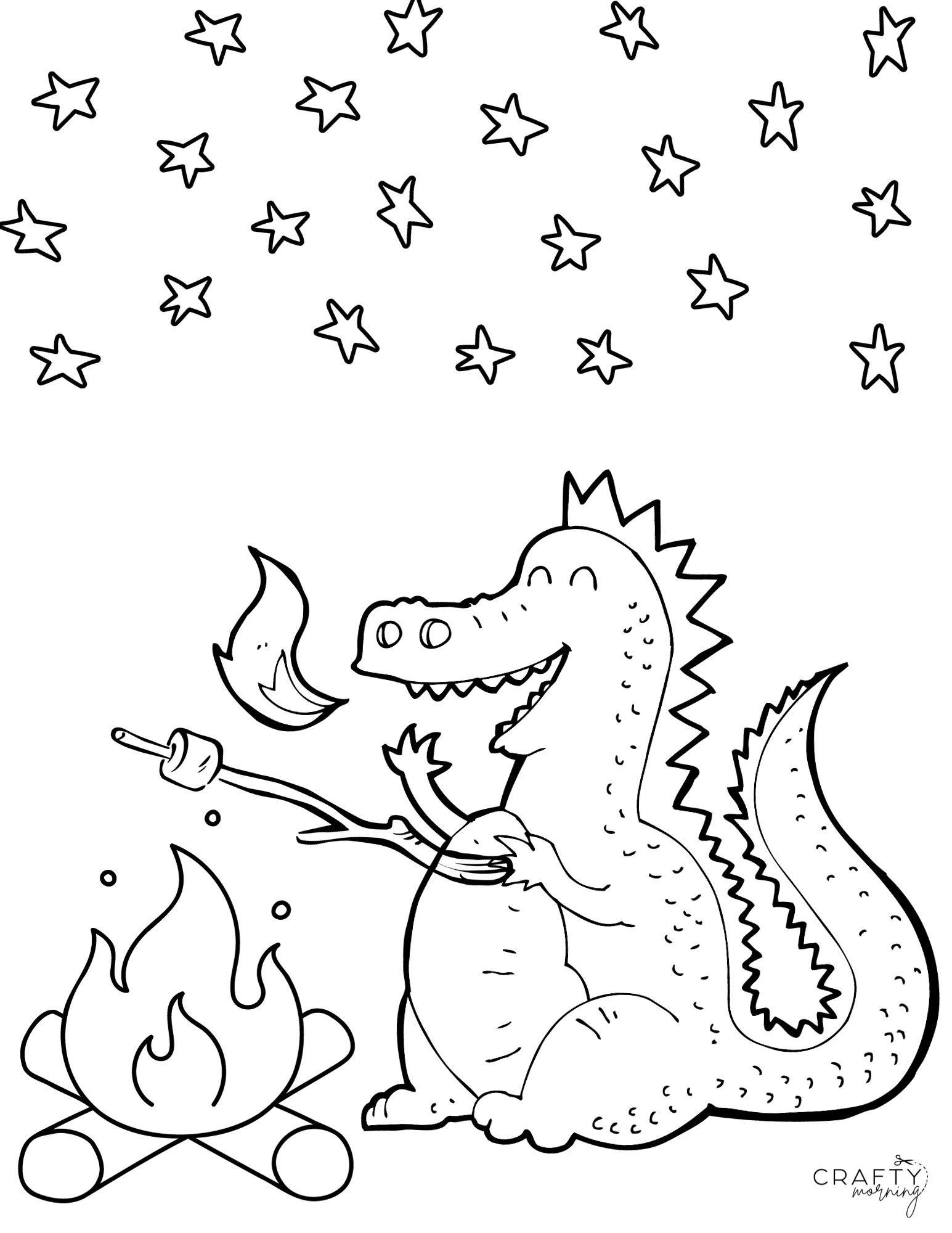 Free printable dragon coloring pages