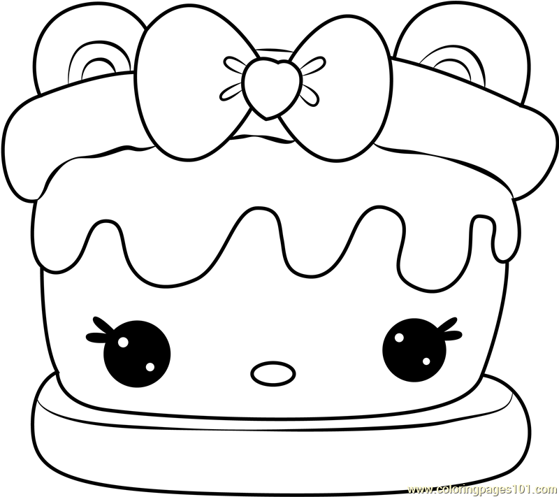 Sara smores coloring page for kids