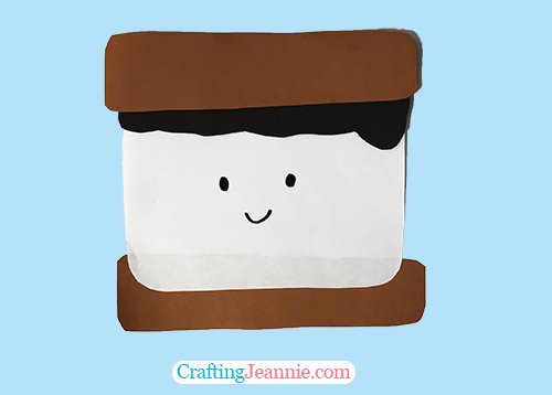 Smores craft free printable