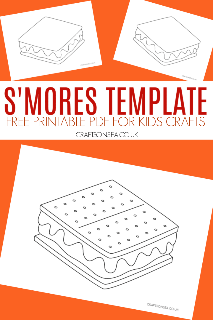 Smores template free printable