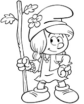 Smurfstorm coloring page to print smurfs